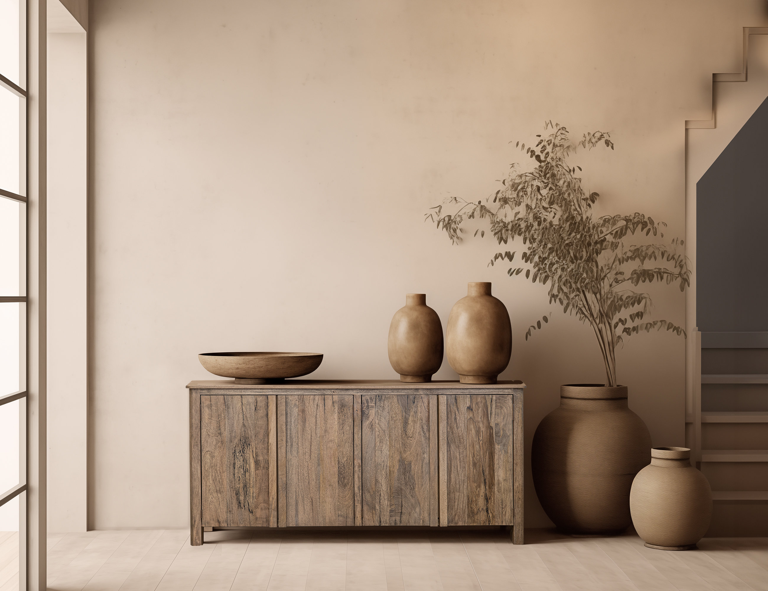 Xel-Há+73.25''+Solid+Wood+ Xel-Há+73.25''+Solid+Wood+